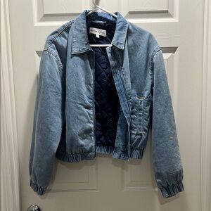 Aritzia Blue Denim Jacket